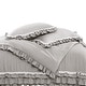 preview thumbnail 7 of 38, Silver Orchid Gerard Shabby Chic Ruffle Lace Comforter Set