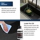 preview thumbnail 6 of 15, Karran Undermount 32.5 in. Large Single Bowl Quartz Kitchen Sink