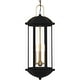 preview thumbnail 5 of 5, Crestfield 3-Light Matte Black Outdoor Hanging Lantern