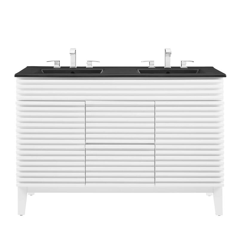 Render 48" Double Sink Bathroom Vanity