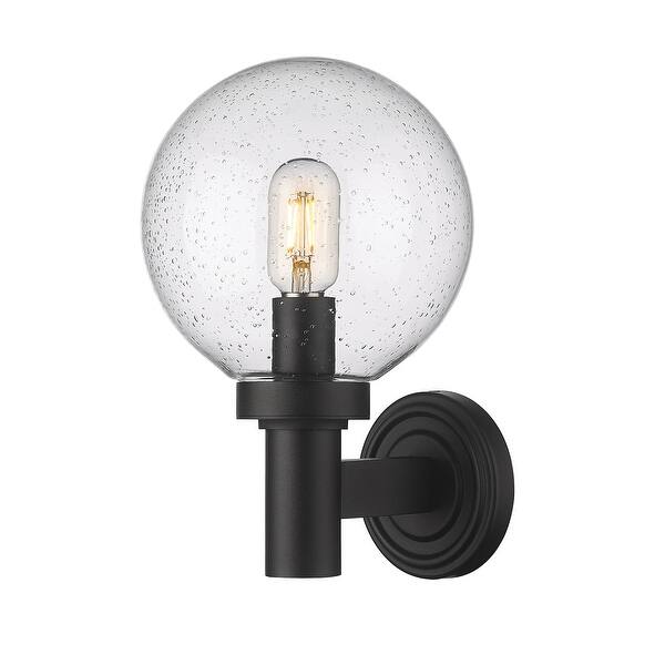 slide 2 of 8, Laurent 1 Light Outdoor Wall Sconce - Black