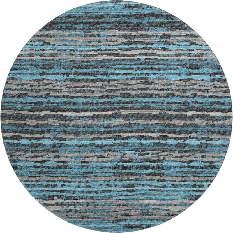 Premium Washable Super Soft Modern Ombre Stripes Mayfield Rug