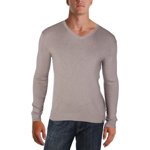 calvin klein v neck long sleeve