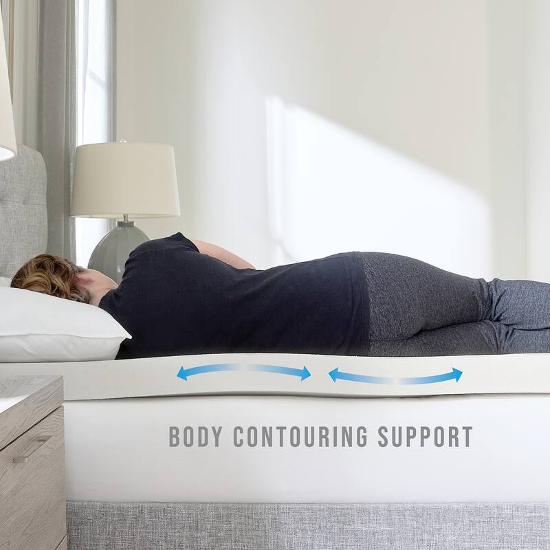 Bodipedic AdaptiFoam Responsive Memory Foam Mattress Topper