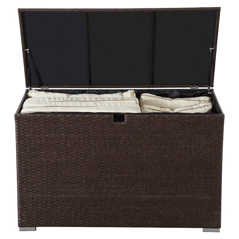 120 Gallon Resin Large Outdoor Indoor Patio Storage Box