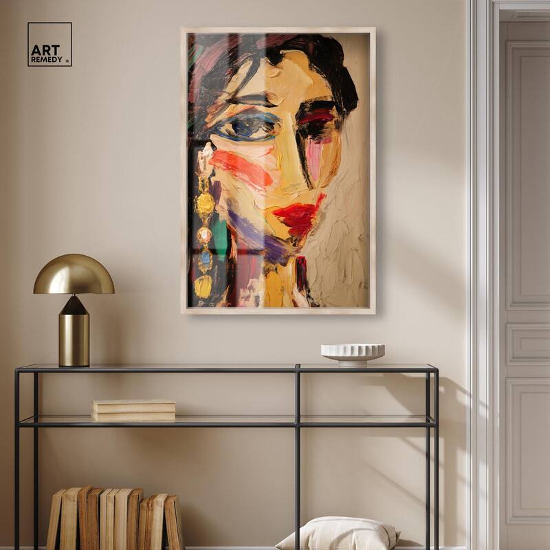 Colorful Expression I Shadowbox by Art Remedy