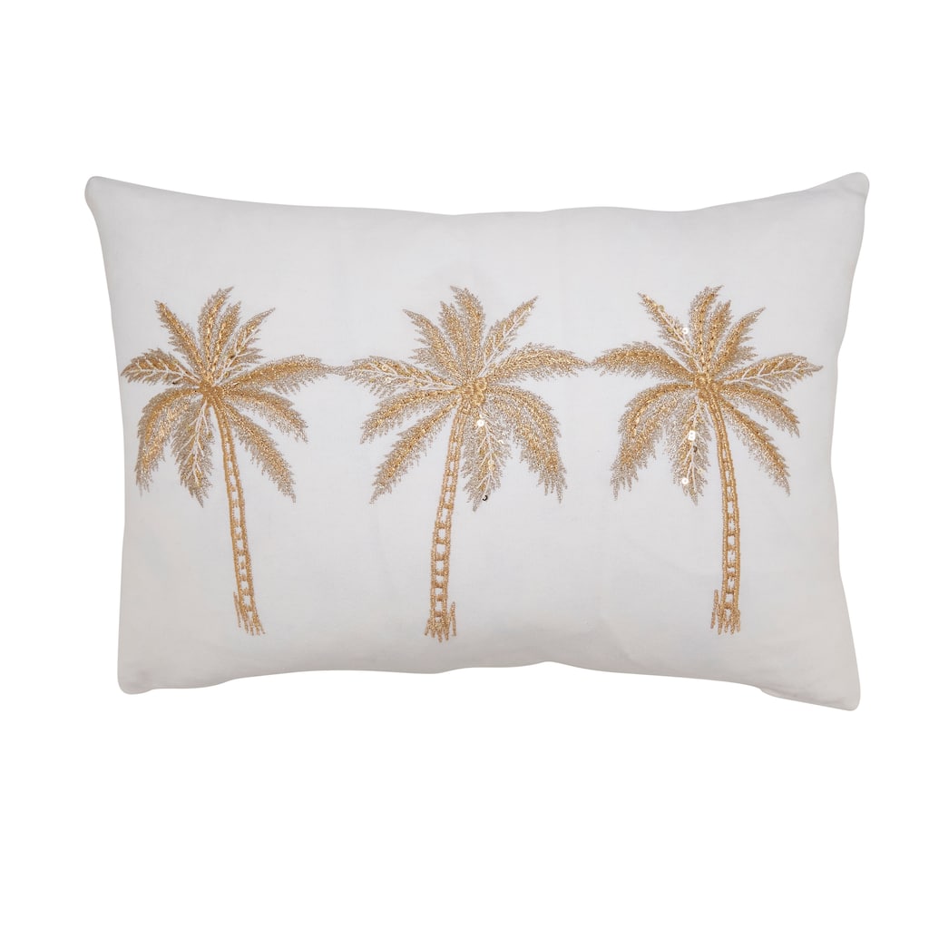 Palm Trees Throw Pillow