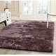 preview thumbnail 6 of 63, SAFAVIEH Handmade South Beach Leonella Shag Solid Polyester Rug 5' x 8' - Lavender