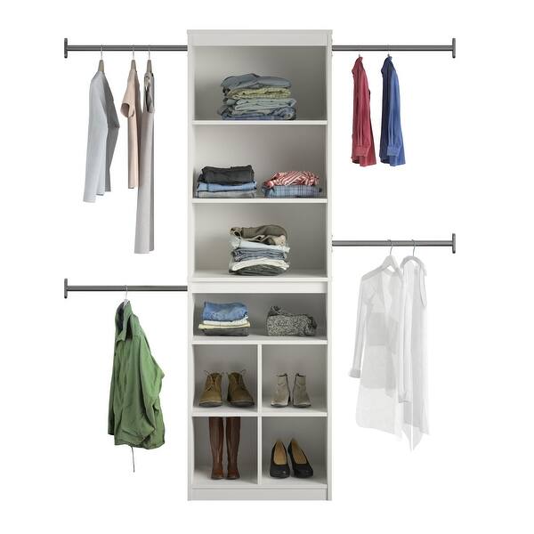 dimension image slide 1 of 4, Systembuild Evolution Rochon Closet Storage System