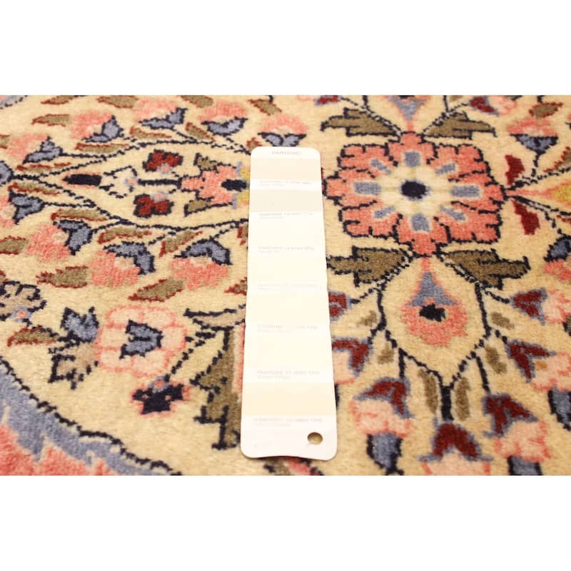 ECARPETGALLERY Hand-knotted Anatolian Cream Wool Rug - 2' 9" x 10' 5"