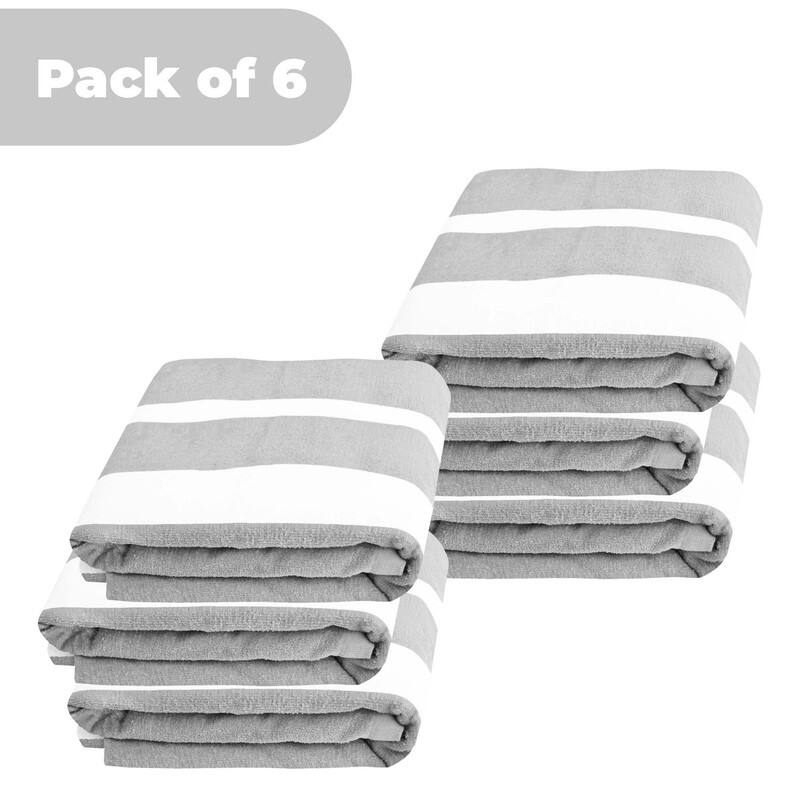 Superior Cabana Cotton Towel/ Chaise Lounge Chair Cover