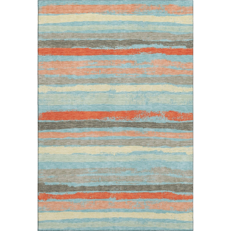Premium Washable Super Soft Stripe Mayfield Rug
