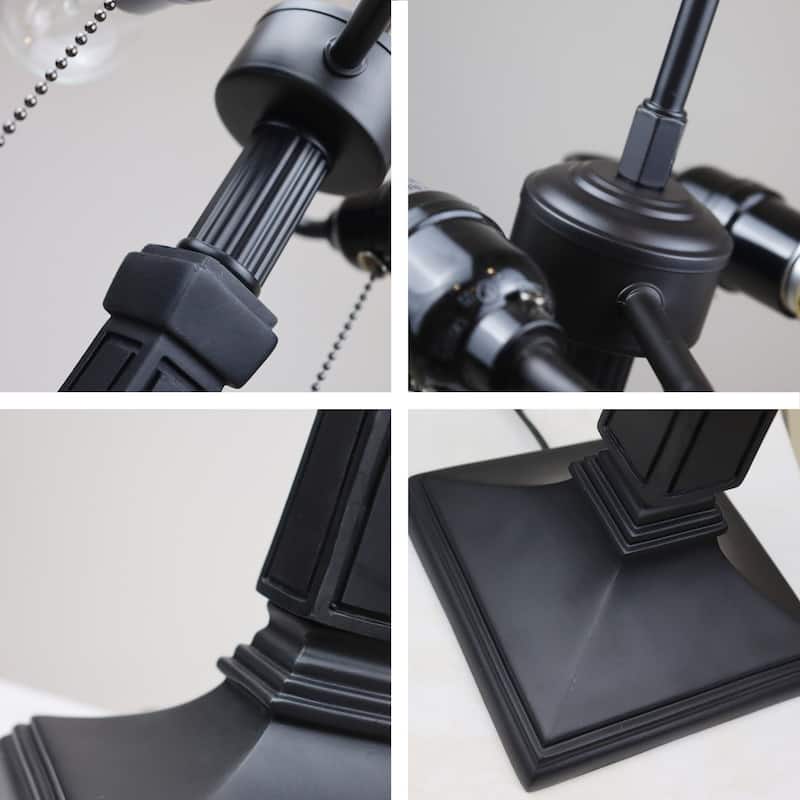 Tiffany Style Mission Design Blackish Bronze Table Lamp