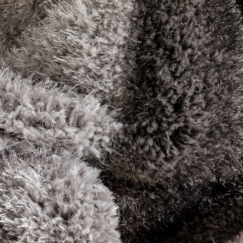 Well Woven Lolly Mori Abstract Geometric High Low Shag Area Rug