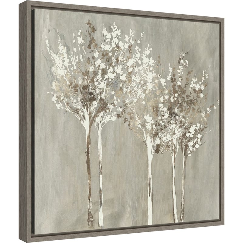 Dusky (Trees) by Allison Pearce Framed Canvas Art