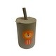 preview thumbnail 1 of 21, Skogsbarn Silicone Sippy Cup with Straw Lion