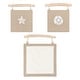 preview thumbnail 1 of 3, Crane Baby 3-Pc. Beach Life Wall Decor - Taupe/White Taupe/White