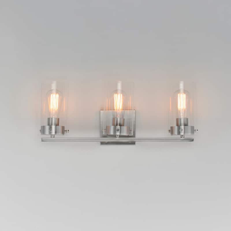 Maxim 12403CL Pinn 3 Light 21" Wide Vanity Light with Clear Glass