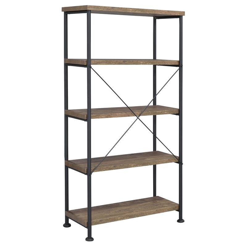 Analiese Farmhouse 63-inch 4-shelf Bookshelf - 31.50" x 14.25" x 63.00"