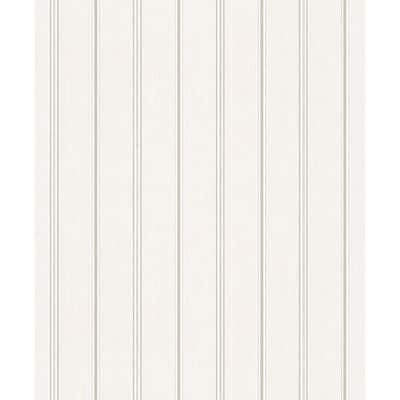 Galerie Wallcoverings Serene Collection Metallic Glitter Traditional Stripe Vinyl on Non-woven Wallpaper Roll