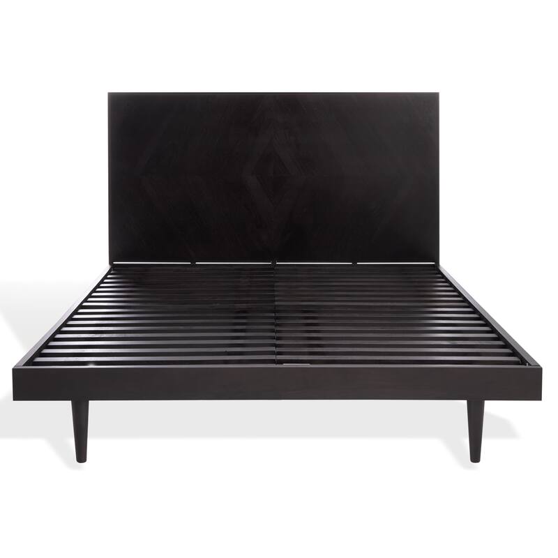 SAFAVIEH Couture Maci Bryn Wood Herringbone Bed