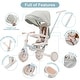 preview thumbnail 3 of 79, 7 in 1 Baby Tricycle, Foldable Toddler Tricycle with Removable and Adjustable Parent Handle, Toddler Push Bike