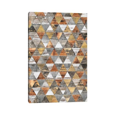 iCanvas "Rustic Geometry III - Height" by Diego Tirigall Canvas Print