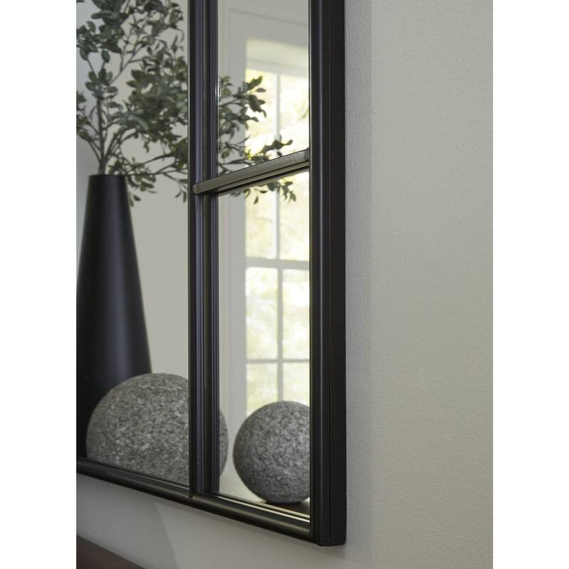 Signature Design by Ashley Evengton Black Accent Mirror - 32"W x 1.13"D x 48"H
