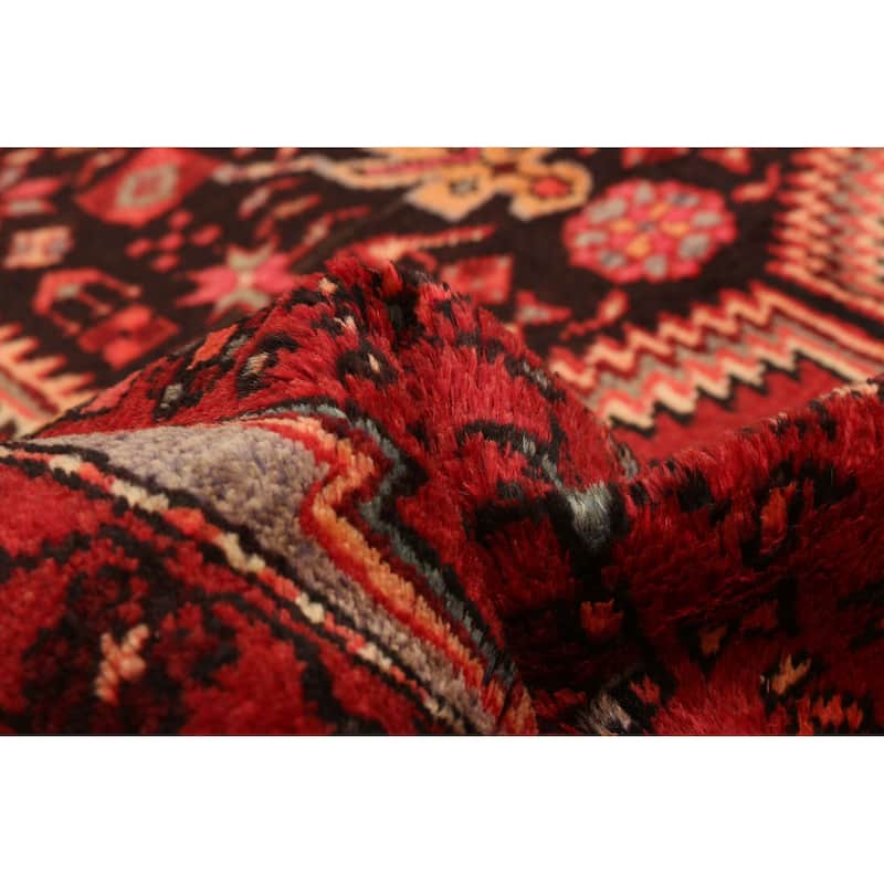 ECARPETGALLERY Hand-knotted Andelz Red Wool Rug - 4'8 x 7'11