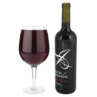 Big Swig Full Bottle Wine Glass - Clear - 9" x 3.75"
