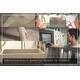 preview thumbnail 9 of 18, Fossil Blu 36-Inch SOLID Fireclay Farmhouse Sink in White, Polished Nickel Accessories, Flat Front - 36 x 20 x 10