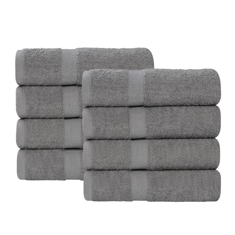 Superior Franklin Cotton Lightweight Hand Towel Set of 8
