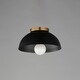 preview thumbnail 3 of 2, Maxim 10020 Thelonious 12" Wide Flush Mount Ceiling Fixture