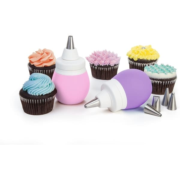 Prepworks by Progressive 8Piece Frosting Bulb Decorating Kit Pastel