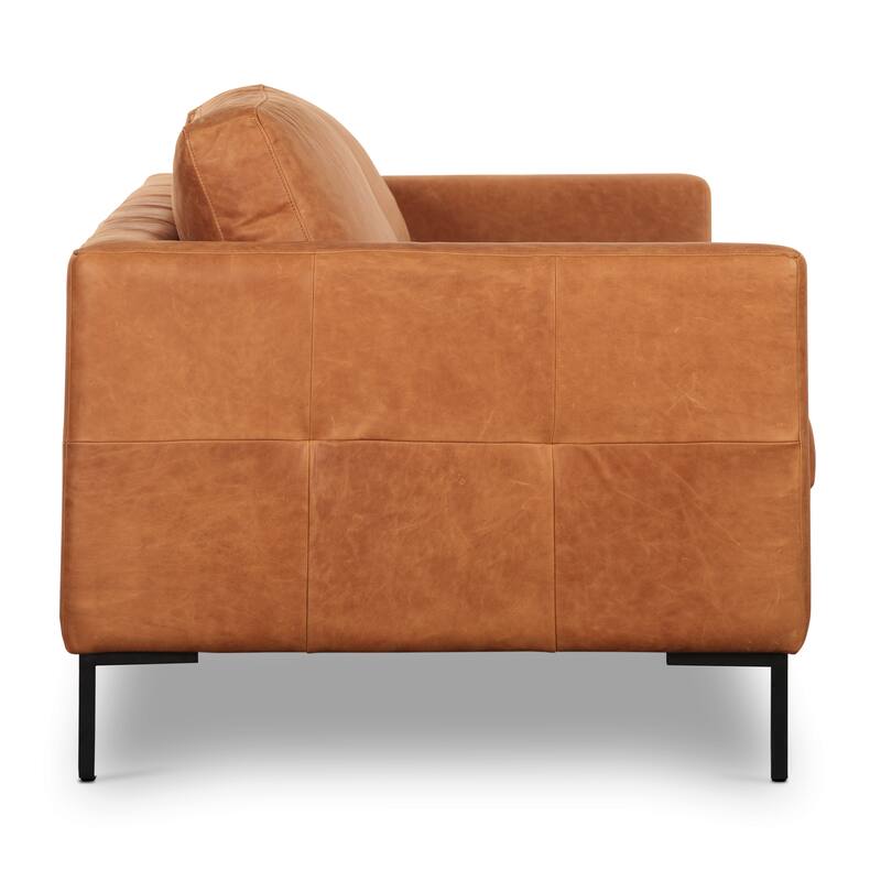 Poly & Bark Calle 90" Sofa - Full Grain Genuine Italian Leather
