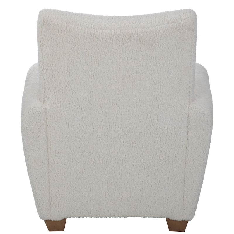 Uttermost 23682 Teddy 31" Wide Plywood and Rubberwood Framed Arm Chair