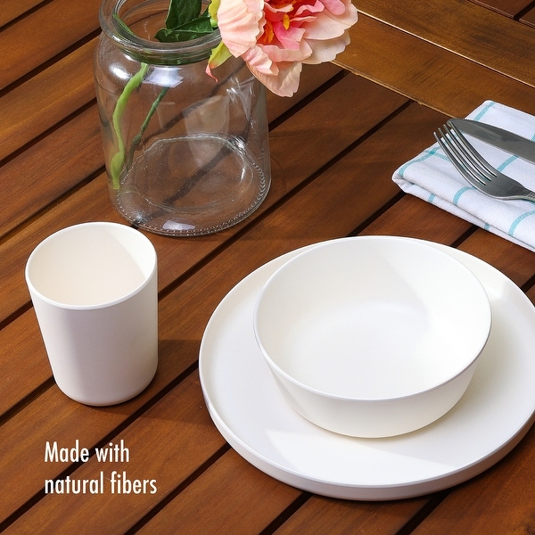 Bamboo sales dinnerware sets