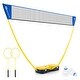 preview thumbnail 1 of 6, Portable Badminton Set Outdoor Sport Game Set with 2 Shuttlecocks - 106.5" x 13" x 63"