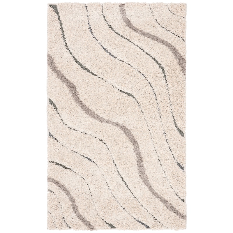 SAFAVIEH Florida Shag Hervor Soft Serene Waves 1.2-inch Thick Rug