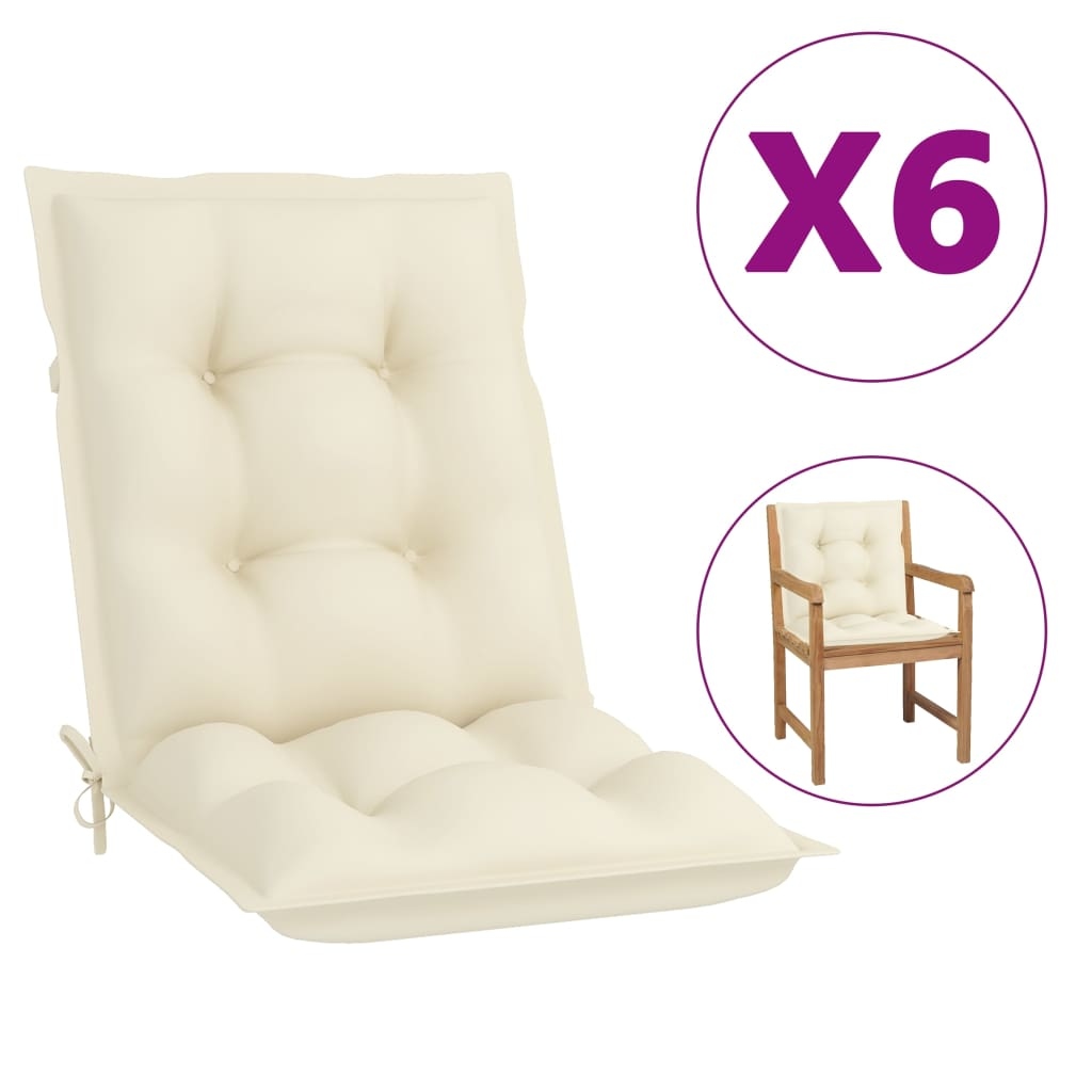 Cream garden seat cushions outlet