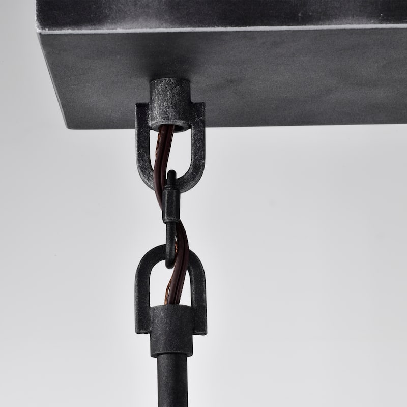 Nuvo Lighting Lake 4-light Island Pendant - Length 36.00", Width 10.00", Height 11.25"
