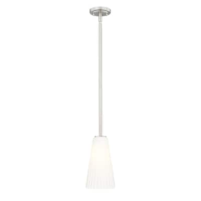 Farrell 1 Light Pendant in Brushed Nickel