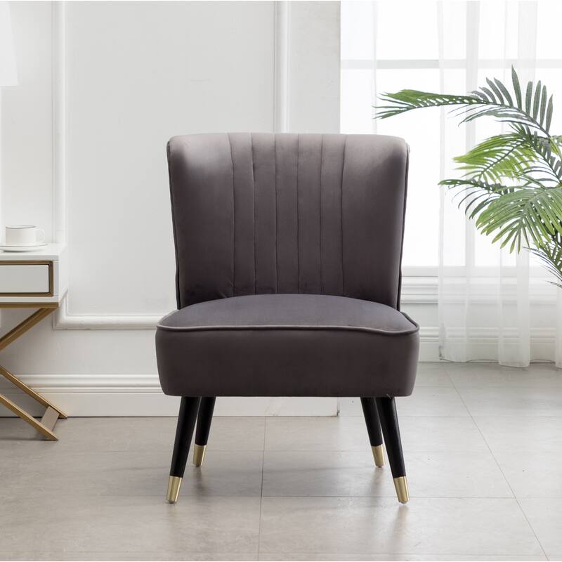 26" Polyester Accent Chair