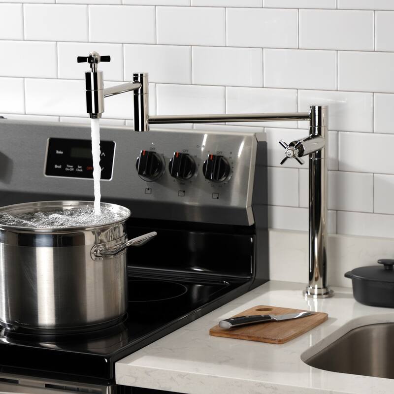 Millennium Two-Handle 1-Hole Deck Mount Pot Filler Faucet