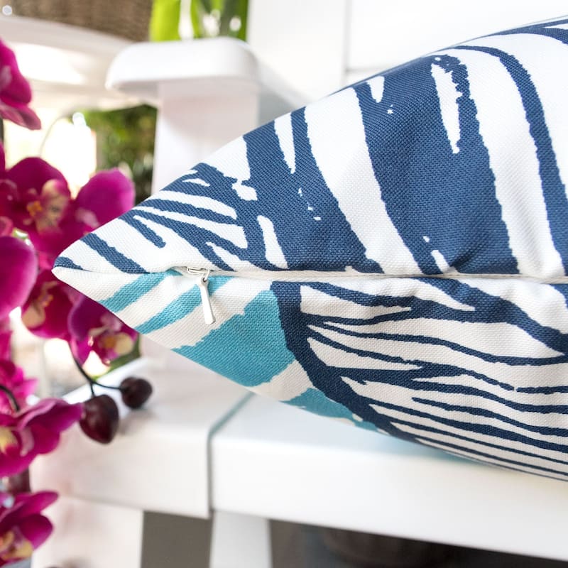 Leaf Vein - Outdoor & Indoor Throw Pillow Set of 2,20"x20"