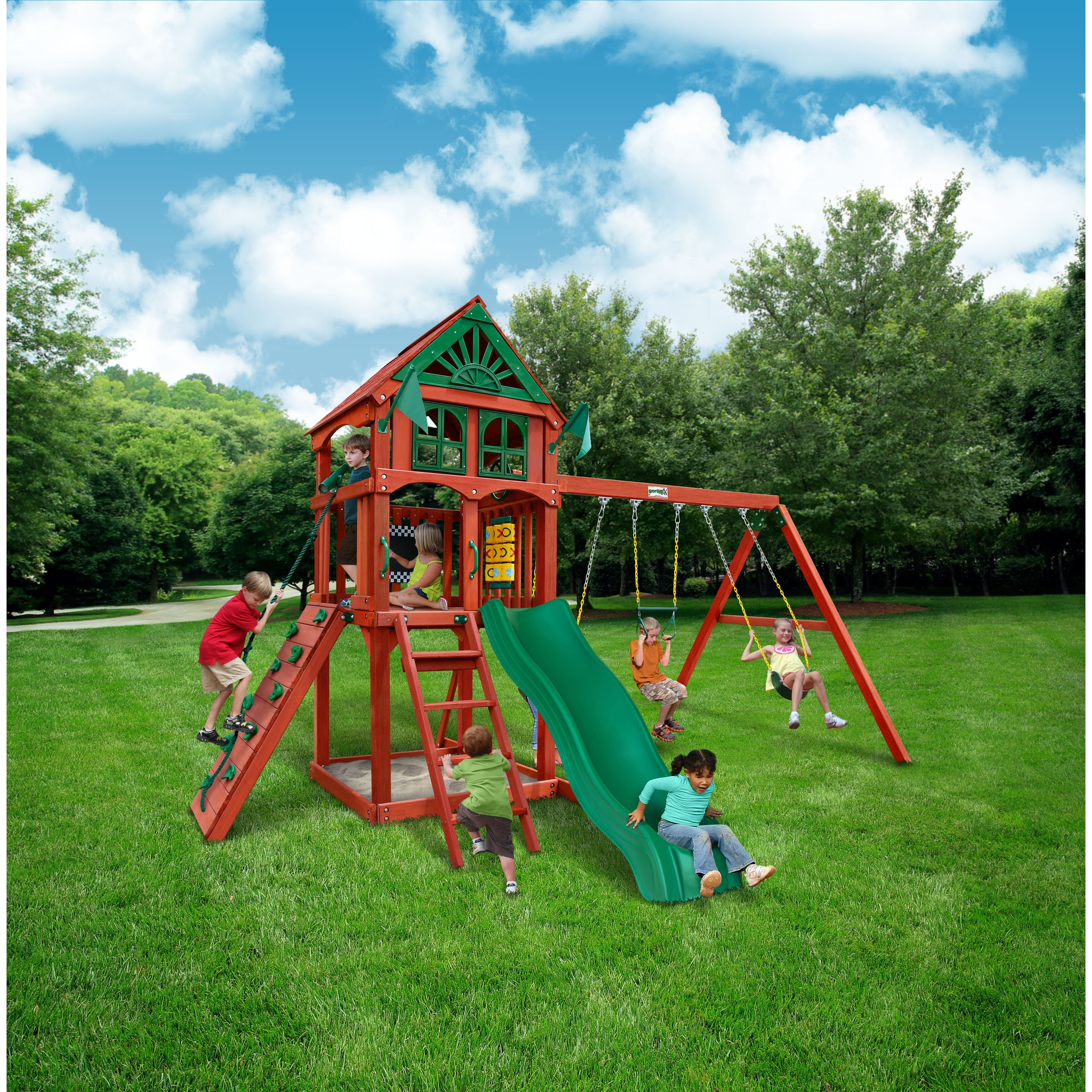 Gorilla playsets nantucket swing hot sale set