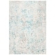 preview thumbnail 78 of 82, SAFAVIEH Madison Katrein Modern Abstract Rug 3' x 5' - Ivory/Teal - Rectangle