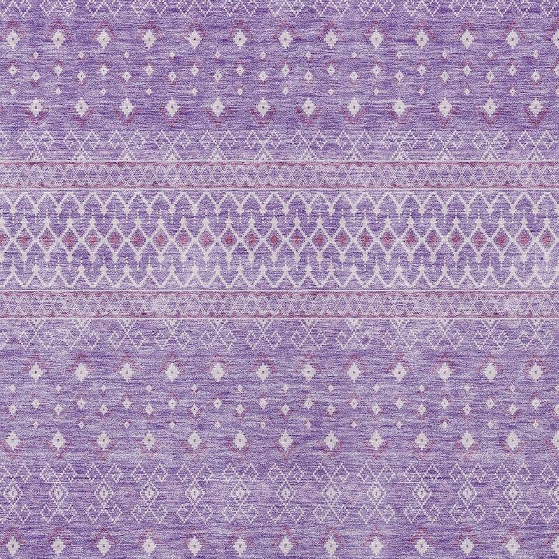 HomeRoots Tribal Transitional Rectangle Outdoor Rug