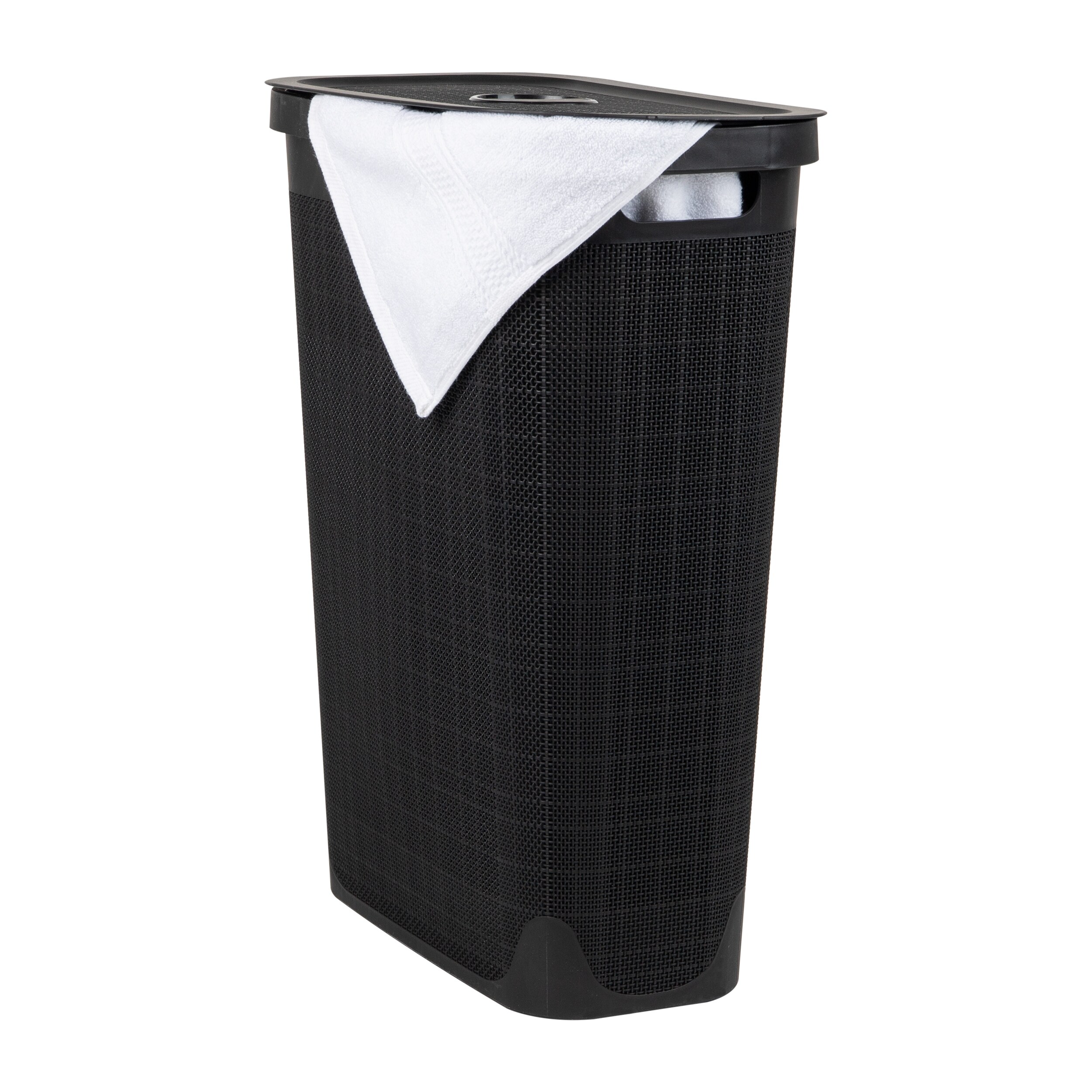 Slim laundry hamper online with lid
