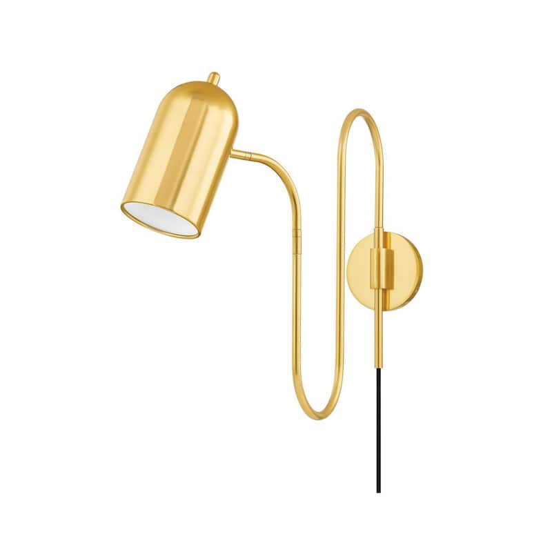 Romee 18" High Aged Brass Wall Sconce - 18" High